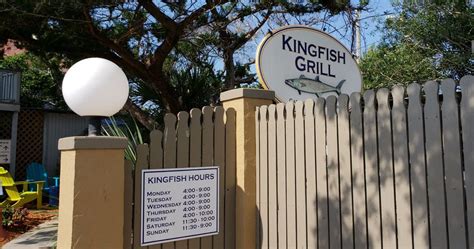 Kingfish Grill On the Water Restaurant in St. Augustine / Menus & Photos