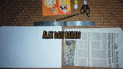 tutorial Membuat Kolase dari Koran Bekas - YouTube