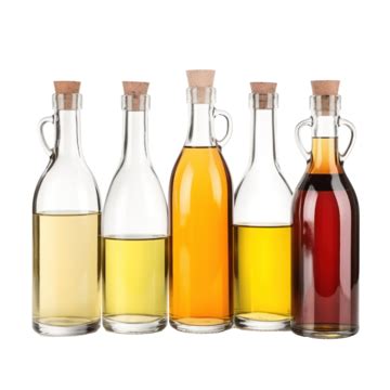 Big Kit Varied Glass Bottles Filled Liquid Apple Vinegar, Sauce, Png, Spice PNG Transparent ...