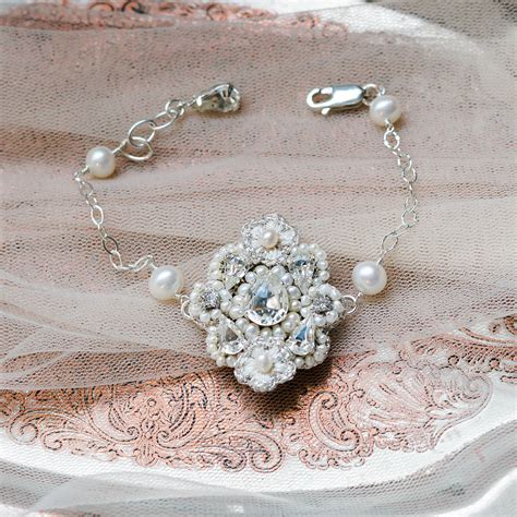 Fiorenza Bracelet — Edera Jewelry | Heirloom Lace Wedding Accessories