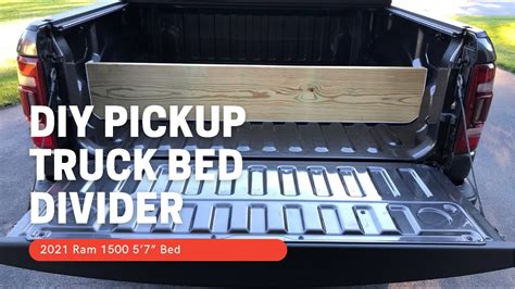 How To Make A Pickup Bed Divider - YouTube