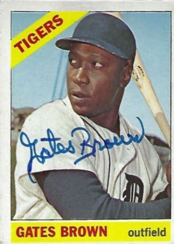 Gates Brown Autographs and Memorabilia | Sports, Baseball