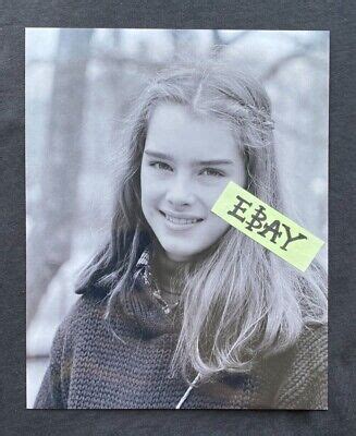 BROOKE SHIELDS PHOTO PRETTY BABY BLUE LAGOON Hollywood Star Super Model Smile $59.00 - PicClick