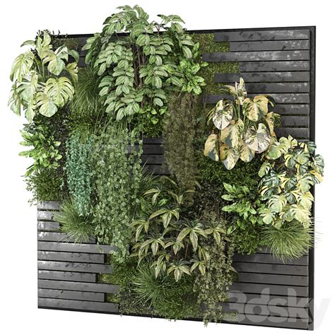 indoor wall vertical garden - Set 1308 - Fitowall - 3D model