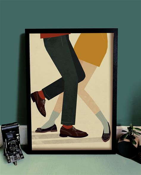 Northern Soul Dancing Couple Illustration Print A3 A2 A1 | Etsy UK in ...