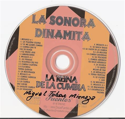 MELODIAS DE COLOMBIA: LA SONORA DINAMITA - LA REINA DE LA CUMBIA