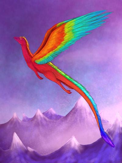 Feather dragon by decemberlynx on DeviantArt