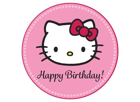 Edible Icing Image - Hello Kitty Round