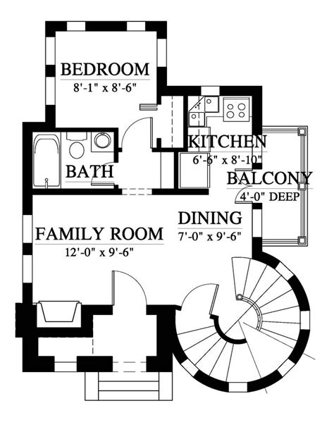 Elevation | Castle house plans, Round house plans, Small house plans