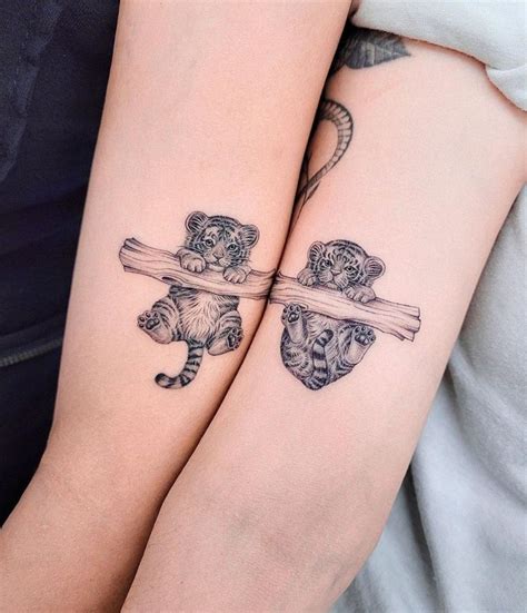 cute tiger cubs tattoo @dan_tattooer - KickAss Things