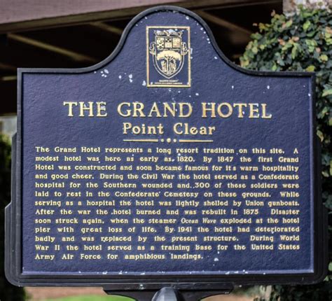 The Grand Hotel in Point Clear, Alabama | Grand hotel, Hotel points, Fairhope