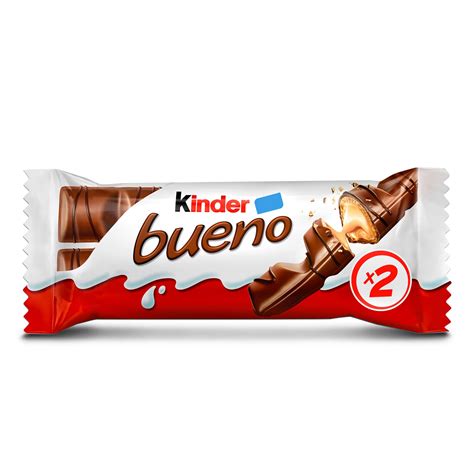 Kinder Bueno Milk Chocolate And Hazelnut Cream, Individually Wrapped ...