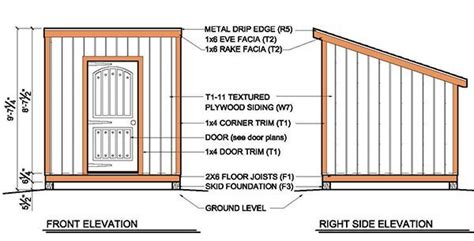 8 x 12 shed blueprints Best price