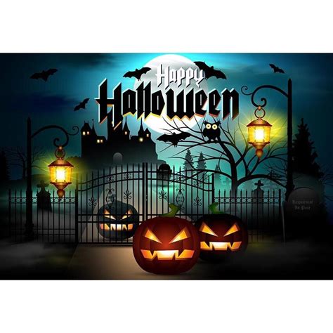 Halloween Backdrop Halloween Party Event Backdrop Photography spooky ...