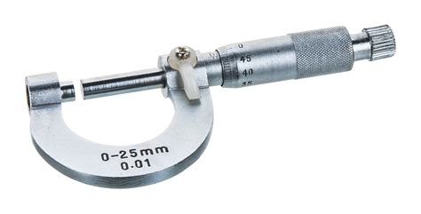 Buy Eisco Labs Micrometer Screw Gauge w/Lock, Nickel Plated Brass ...