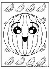 Watermelon Coloring Pages 100% Free Printables sketch template