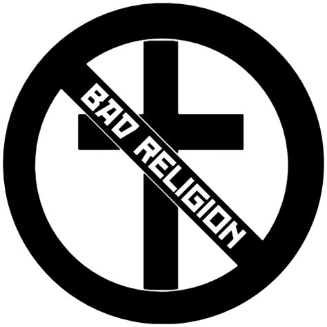 Bad Religion Over Cross Sticker Shipped Fast & Free!