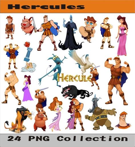 HERCULES PNG Vector Instant Download PNG Disney by SlavGraphics