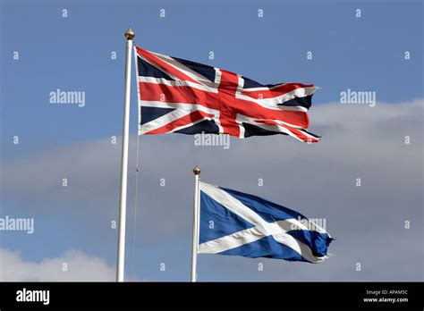 Scottish flag union jack hi-res stock photography and images - Alamy