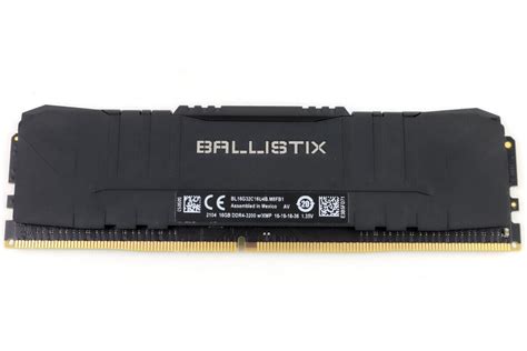 Crucial Ballistix Black 32GB (2x16GB) DDR4 3200 Memory Kit RAM | Fast ...