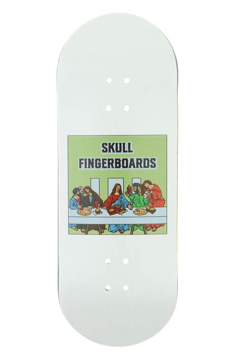 Last Supper Wooden Fingerboard Graphic Deck (34mm) | Skull Fingerboards