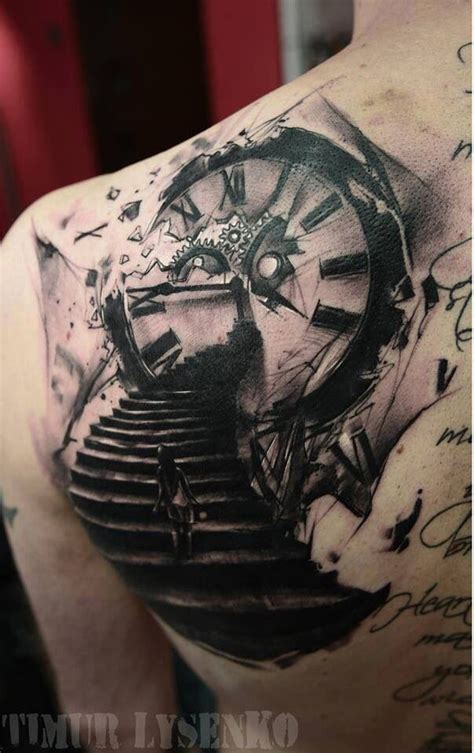 Pin by Florin Marius on Tattoo | Time tattoos, Clock tattoo, Time tattoo