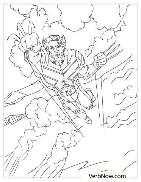 Wolverine Coloring Pages