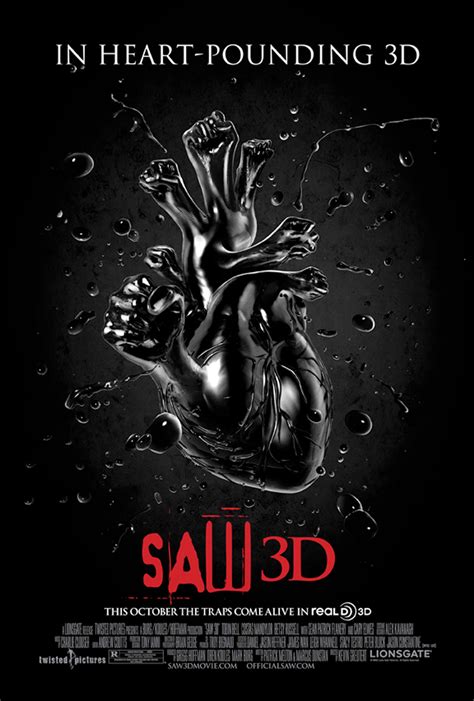 Gradly » Amazing SAW 3D Heart Pounding Poster + Motion Poster