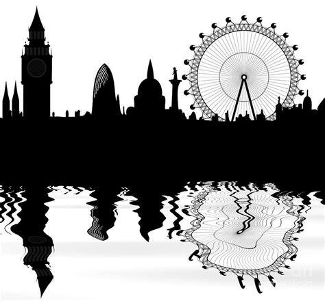 skyline of London Digital Art by Michal Boubin