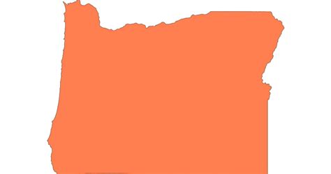 Oregon State Outline | SVG and PNG Download