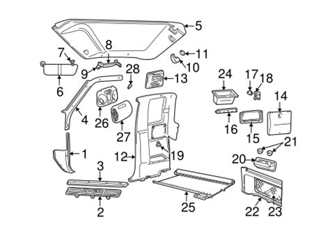 Interior Trim - Cab for 1998 Ford Ranger | QuickParts