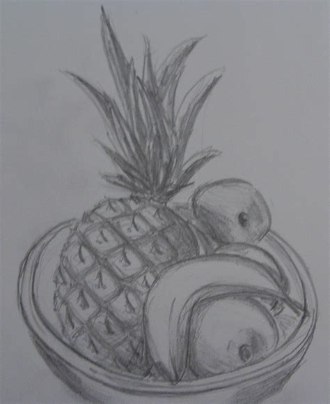 Fruit Bowl Sketch at PaintingValley.com | Explore collection of Fruit Bowl Sketch