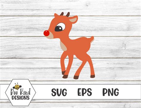 Rudolph SVG - Etsy