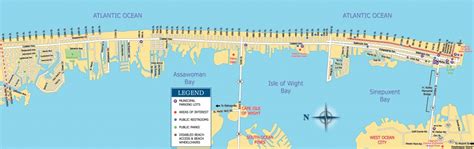 Local Maps | Ocean City Md Chamber Of Commerce - Printable Map Of Ocean City Md Boardwalk ...