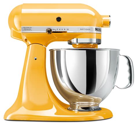 KitchenAid KSM150PSBF Artisan 5-Quart Stand Mixer, Buttercup - Walmart.com