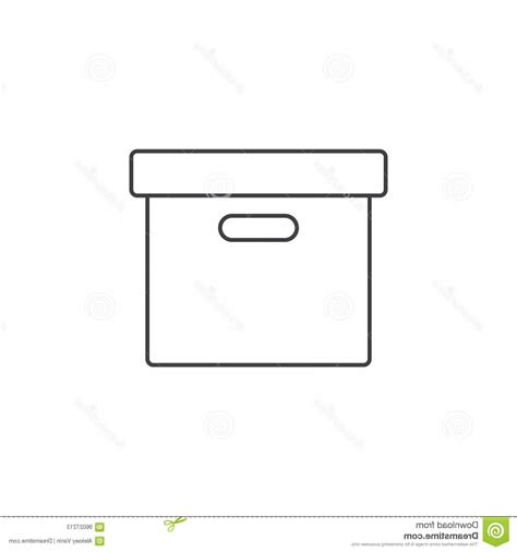 Box Outline Vector at Vectorified.com | Collection of Box Outline ...