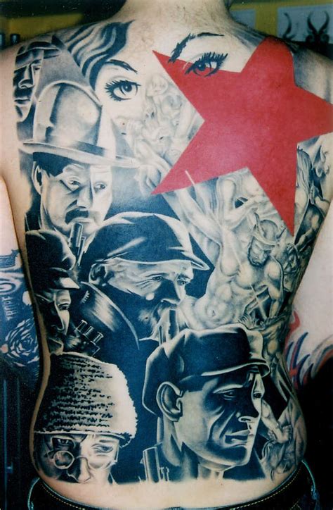 Soviet star tattoo
