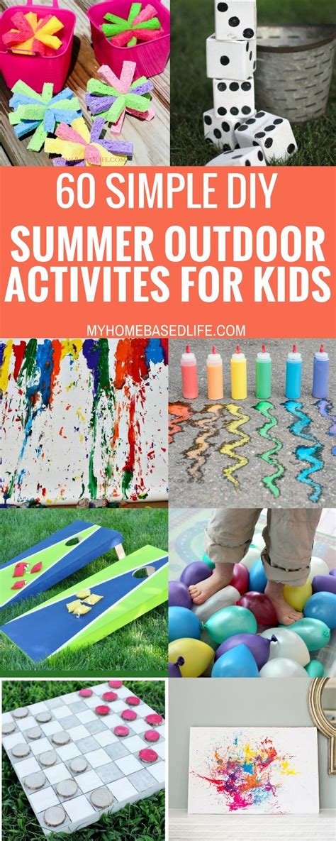 60 Summer Outdoor Activities for Kids | My Home Based Life