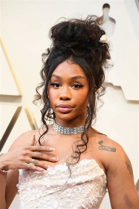 SZA | Celebrity Hair and Makeup at the 2019 Oscars | POPSUGAR Beauty ...