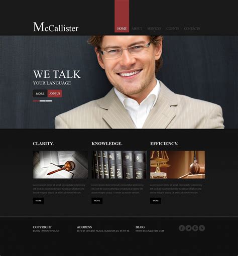 Attorney Website Template