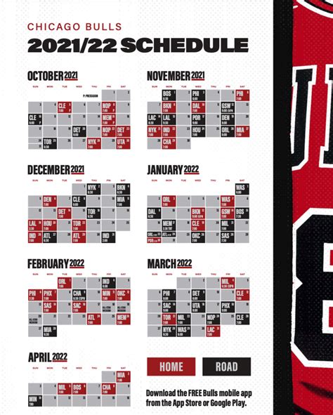 Chicago Bulls 2021-22 Schedule: Opponents, Dates, Times, and Highlights ...