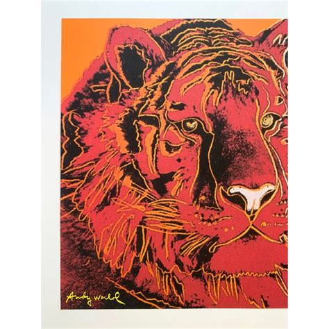 Andy Warhol Vintage 1986 Lmtd Edtn Endangered Species Large Fine Art ...