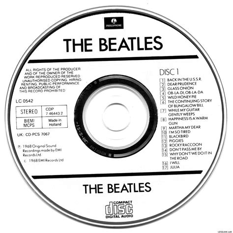 The White Album CD1 - The Beatles mp3 buy, full tracklist