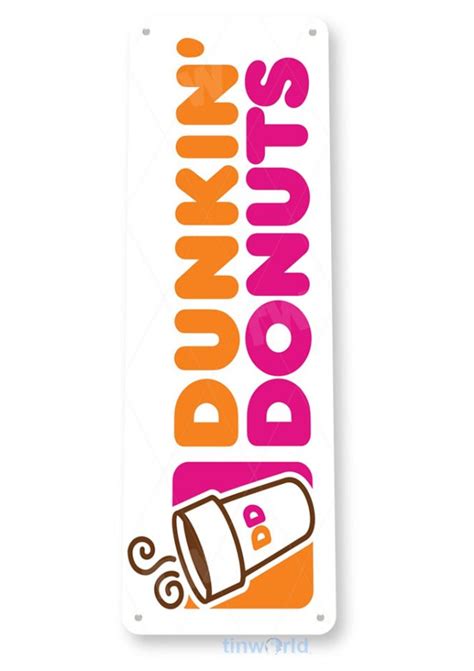 Dunkin' Donuts Sign B140 - TinWorld Food Signs, tinsign.com