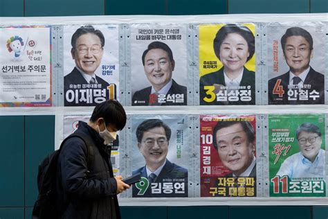 South Korea Election: Competing Speeches in Seoul on Final Day - Bloomberg