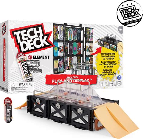 Tech Deck, Play and Display Transforming Ramp Set and Carrying Case ...