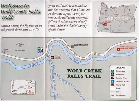 Wolf Creek oregon Map Cascade Ramblings Cascader Wolf Creek Fallstrail ...