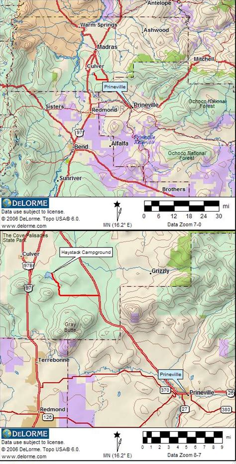 Basketball Fenomenal Player: prineville oregon map