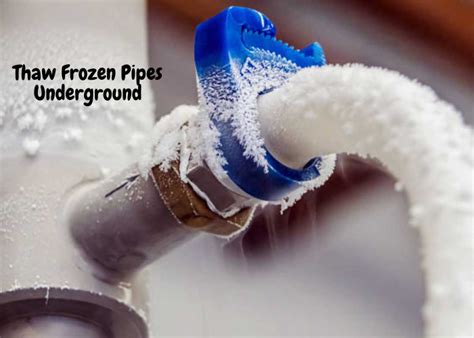 How to Thaw Frozen Pipes Underground | Moxho