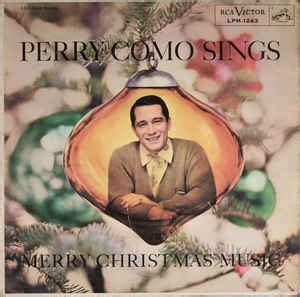 Perry Como – Perry Como Sings Merry Christmas Music (1956, Vinyl) - Discogs